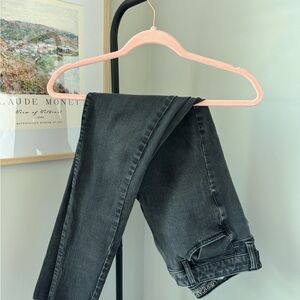 X-Long American Eagle Super High Rise Black Jeggings